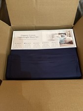 Linen Closet Organic Cotten Lightweight Sheet Set New In Box Twin XL