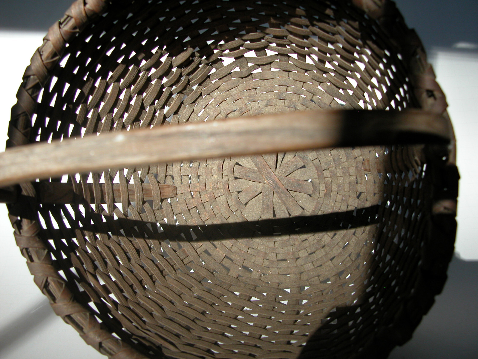 Vintage Primitive Taghkanic Taconic Hudson River NY Woven Basket