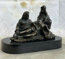 Estatua de La Pieta 100% Bronce Real Vaticano Lamentación de Jesucristo con María