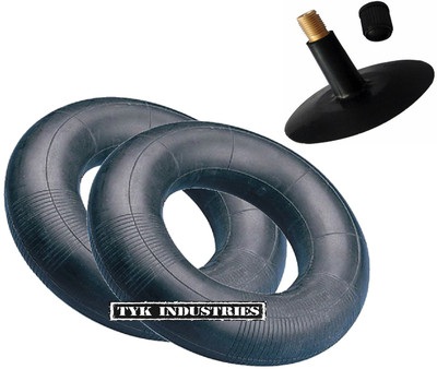 Pair of (2) 5.70-8, 5.00-8 Lawn Mower Inner Tubes With TR13 Valve Stems