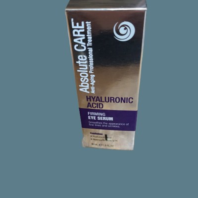 absolute care hyaluronic acid firming eye serum