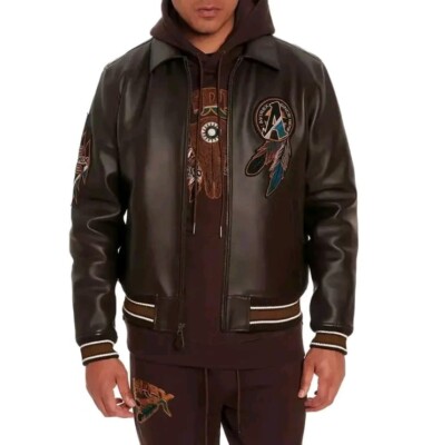 Men s Genuine Sheep Leather Avirex Bomber Jacket | Classic American Flight Style