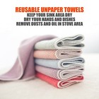 10 PCS Unpaper Towel, Paperless Towel Strong, Washable, Super Absorbent 30x30CM