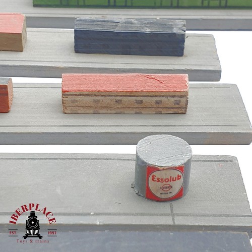 Historisches Holzmodell-Set Vorkriegs-Hafenanlage & Miniaturhäuser Handarbeit - Imagen 9 de 16