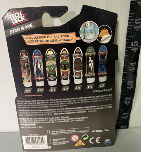 Star Wars: Boba Get- Tech Deck Santa Cruz 4/7 Sealed ~NEW~ - Picture 2 of 6