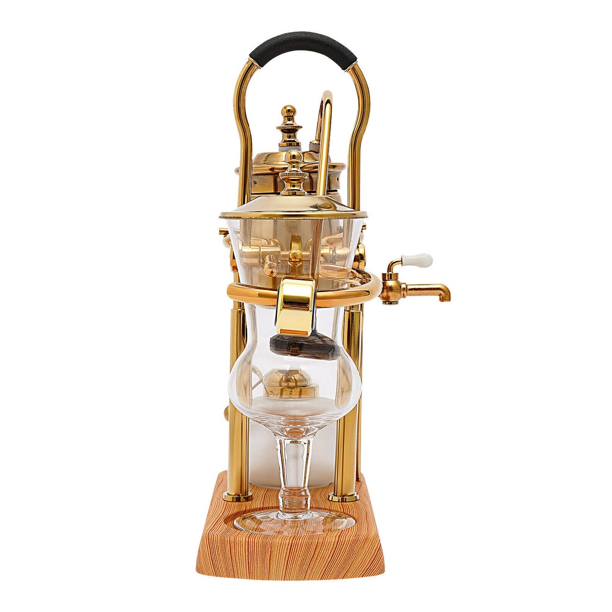 Macchina Da Caffè Nispira Belgium Royal Luxury Syphon Balance – Nuova, Colore Rame
