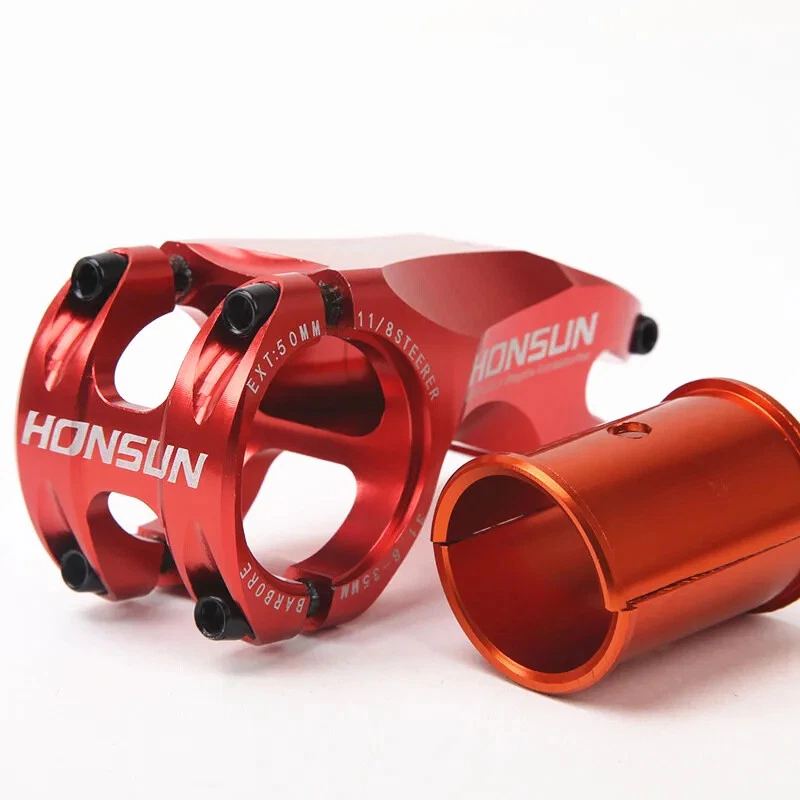 70mm Racing Cycle Mountain Road Bike Stem Riser 35/31.8mm Handle Stem -17 Degree - Image 3 of 4