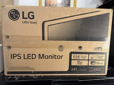 LG 24MB35PY-B 24'' Class IPS LED Monitor - W/Height Adjustable Stand