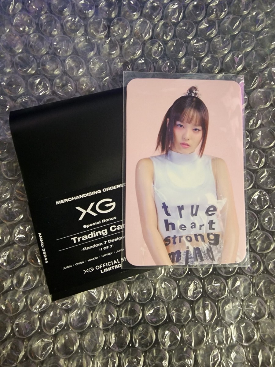 XG JURIA NEW DNA SHOWCASE Edition Product Goods Bonus Trading Card
