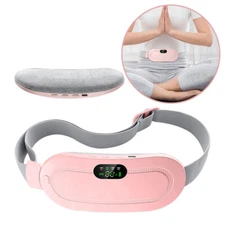 Electric Heating Belt Vibration Massager Relieve Pain Blood Circulation JQ