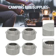 2/4 Alcohol Stove Camping Portable Burner Outdoor Backpacking Cooking BBQ Tool