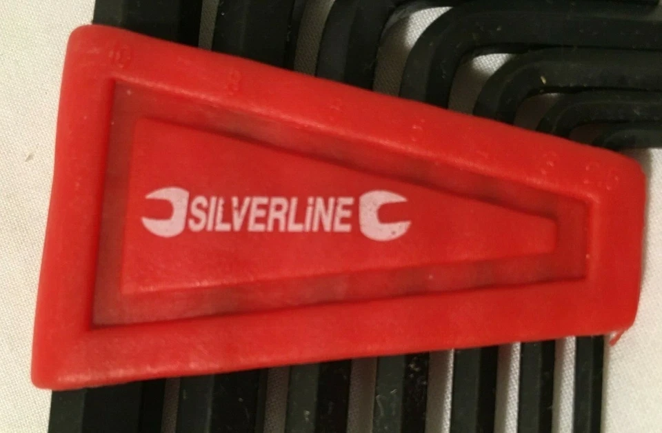 DE COLECCIÓN SILVERLINE IMPERIAL & MÉTRICO 2 JUEGOS DE LLAVES HEXAGONALES/ALLEN extremos planos y de bola Foto 4 de 4