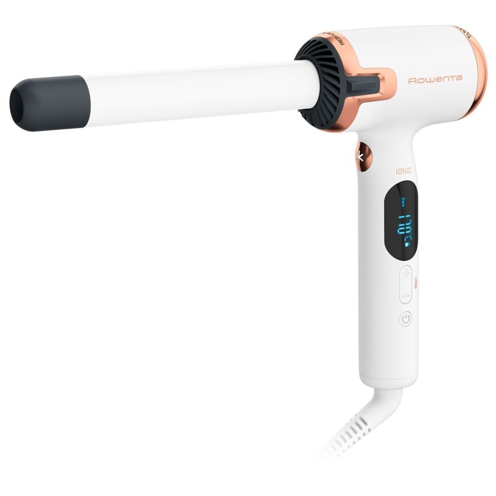 Fer à boucler Rowenta Air Care pour des ondulations naturelles et rapides avant de partir au travail