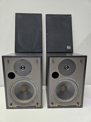 Tannoy C-6 Bookshelf Speakers Pair Black 8 Ohm 100W 6'' Woofer