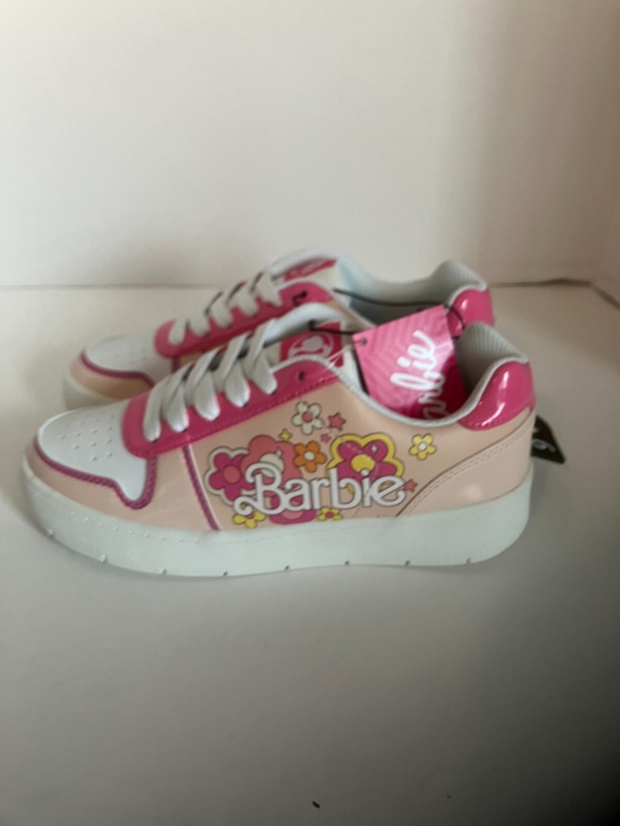 Woman's Barbie Sneakers Size Sneaker, Skater Shoes Hot Pink