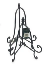 Tripar Decorative Black Metal Display Easels - Set of 2