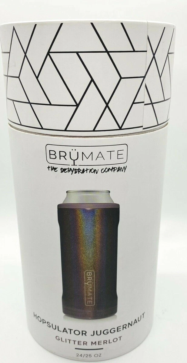 BRUMATE Hopsulator Juggernaut 24/25 oz. GLITTER MERLOT Beer Drinkers NEW