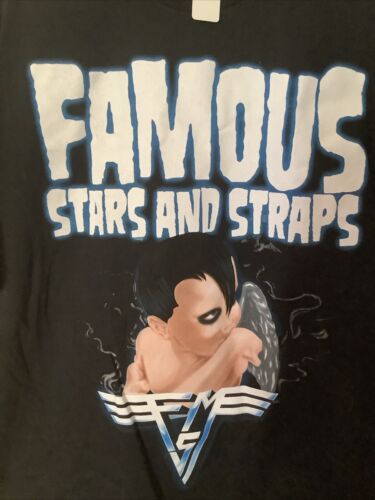 Famous Stars And Straps Tour 2007 Van Halen Misfits T Shirt Size XL NOS! - Picture 3 of 6
