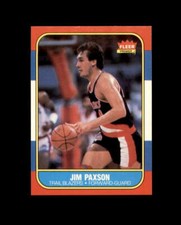 1986-87 Fleer #85 Jim Paxson MINT Blazers break 1