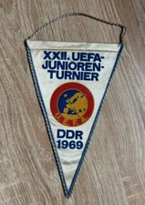orig. Wimpel 1969 XXII UEFA Junioren Turnier DDR Oberliga Liga Fußball 