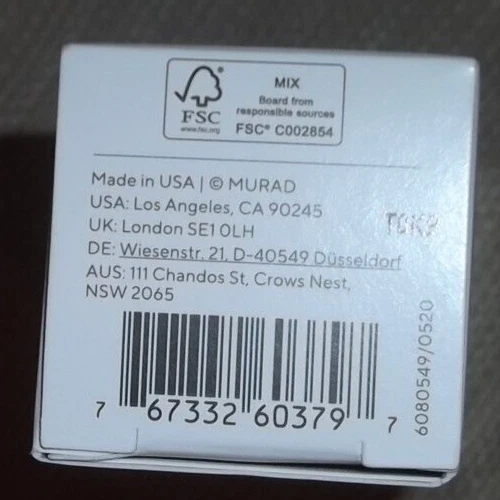 MURAD RESURGENCE REPONEDOR MULTIÁCIDO PEELING 3,3 OZ 100 ML NUEVO HECHO EN EE. UU. Foto 2 de 2