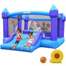 15.3'x12' Commercial Inflatable Bounce House Slide Kids Jumping Castle w/ Blower