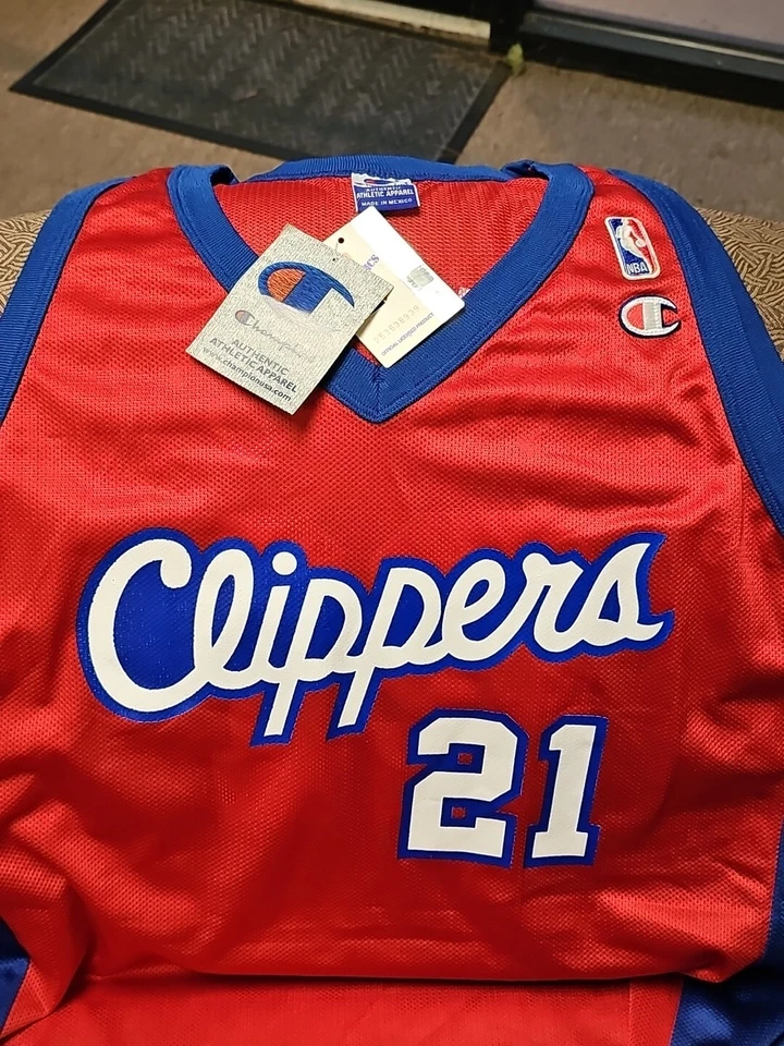 Darius Miles Signed Autographed Los Angeles Clippers Jersey  COA Fleer Authentic - Image 4 of 4