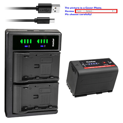 Kastar Battery LTD2 USB Charger for Canon ES55 ES60 ES65 ES75 ES300V ES410V