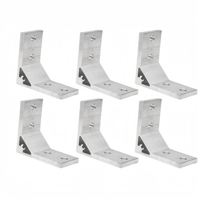 6pcs 4040 Aluminum Extrusion Hardware Right Angle Corner Bracket Connectors 8mm