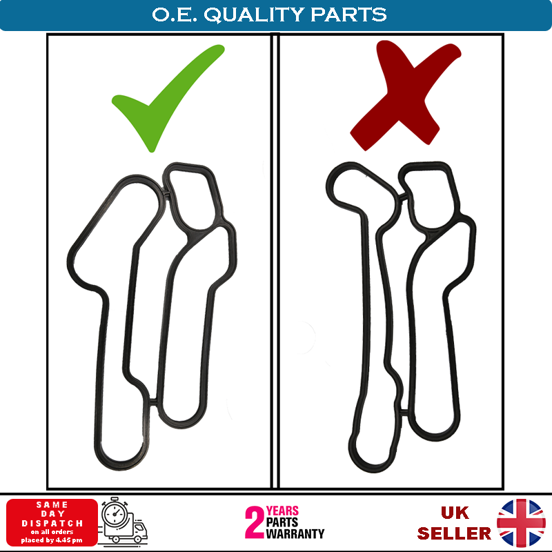 Oil Cooler Gasket Set For Opel Vauxhall Astra H J MK5 MK6 Z16Let A16Let