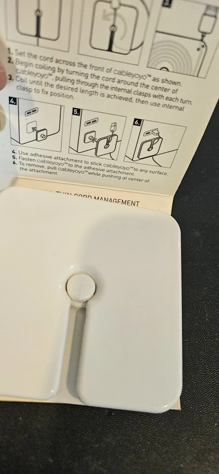 Cableyoyo Cord Cable Management - White New - Image 4 of 4