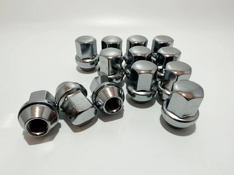 20 件 Chrome 9/16-18 原始设备制造商工厂风格凸耳螺母适用于道奇 Ram 1500 Durango Dakota — 第 2/4 张图片