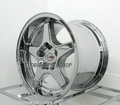 C4 ZR1 Chrome Corvette wheels FITS: 1988-1996 C4 17x9.5