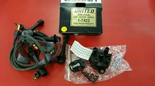 Distributor Cap/Rotor Kit/Spark Plug Wire Kit-Tri-pak Tune-up Kit fits Escort L4