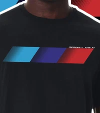 Motorsport Inspired T-Shirt – M Logo Style Racing Stripes Tee for Car Enthusiast