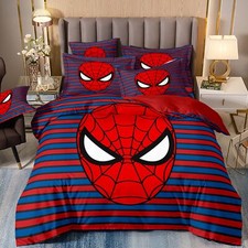 02 Spider-Man Quilt Cover Duvet Cover Single Size Bedding Decor/Customizable