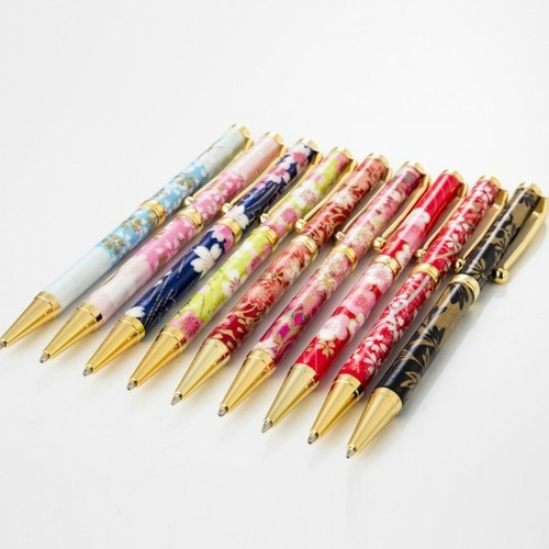 Gifu Mino Washi paper Japanese Ballpoint pen Rabbit Ichimatsu Blue Japan - Picture 5 of 8