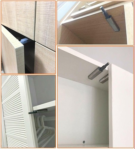 10 Stück Push to Open Schrank Tür Magnetschnäpper Drucktüröffner Möbelmagnet Set - Bild 7 von 14