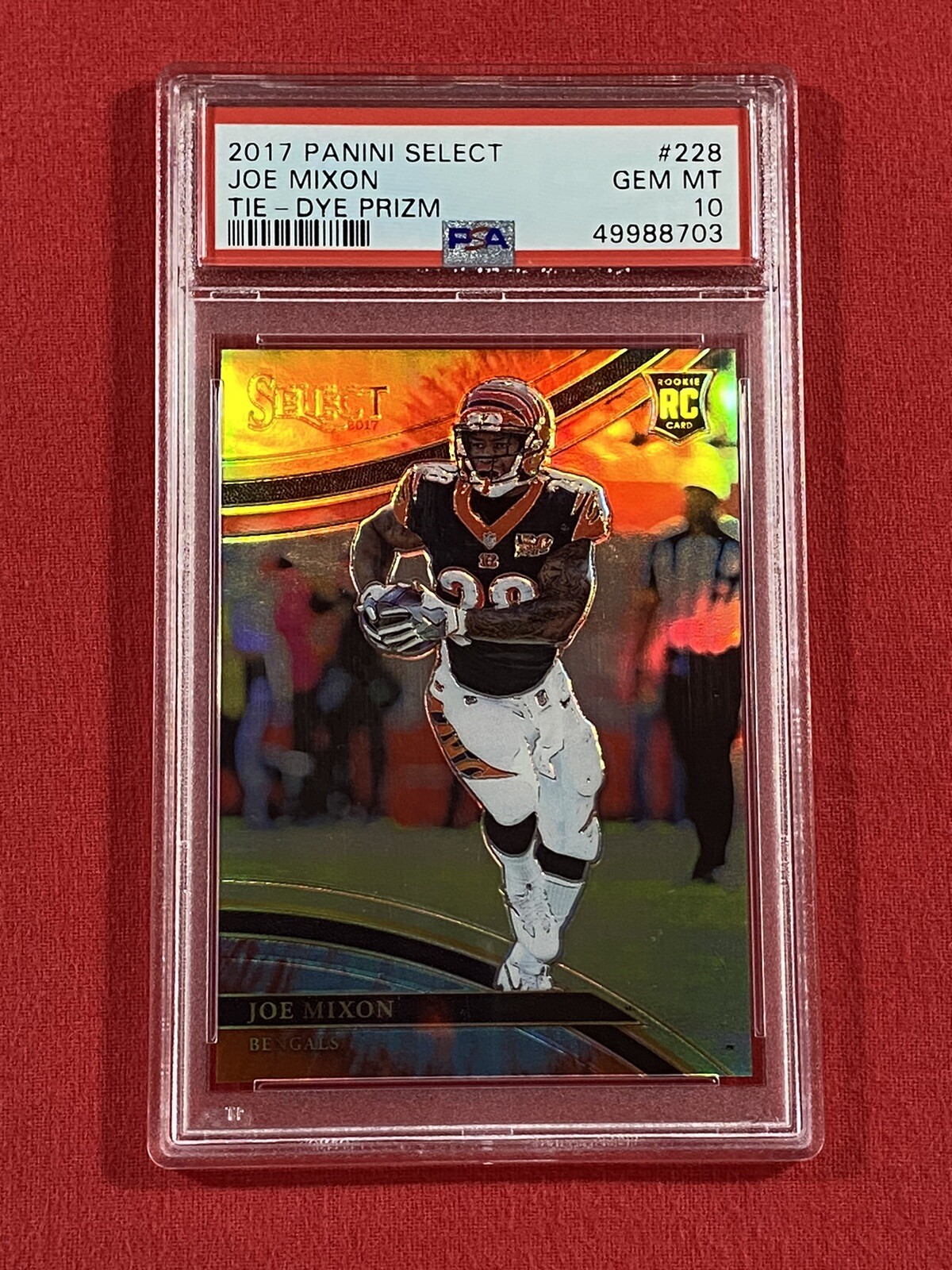 JOE MIXON RC 2017 Select Tie Dye Field Level #11/25 ROOKIE
