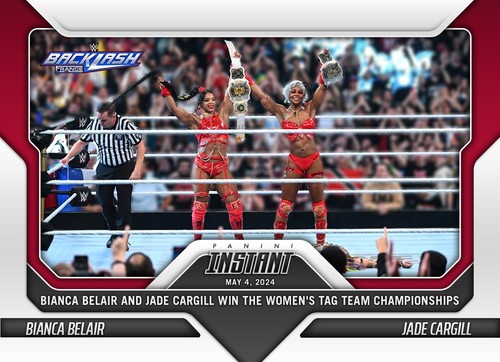 Bianca Belair / Jade Cargill #24 2024 Panini Instant WWE card