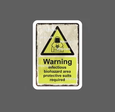 Infectious Biohazard Sticker Waterproof