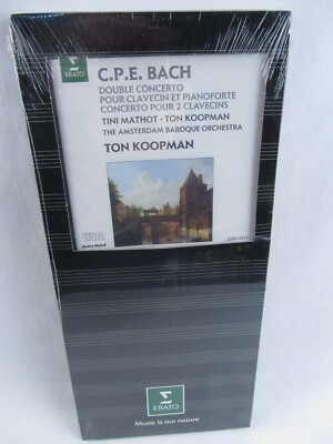 New in Longbox CD - C.P.E. BACH Concerto for Harpsichord & Piano, Ton Kooman