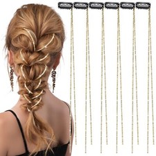 Rhinestone Hair Chains Rhinestone Hair Accessories Crystal Hair Extensions Pe...