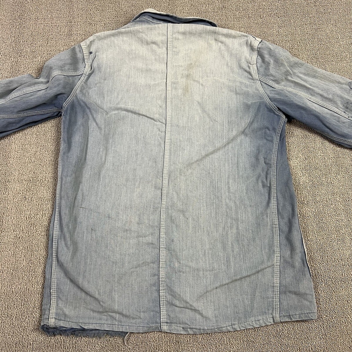 Vintage 50s Power House Denim Chore Jacket Barn Coat Mens Vintage 50s Power House Denim Chore Jacket Barn Coat Mens