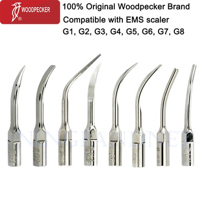 Woodpecker Ultrasonic Scaler Tips for Dental Scaling, 100% Original, Fits EMS