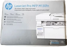 HP LaserJet MFP M130fn Printer All-in-one/G3Q59A New HP Toner/Drum Open box