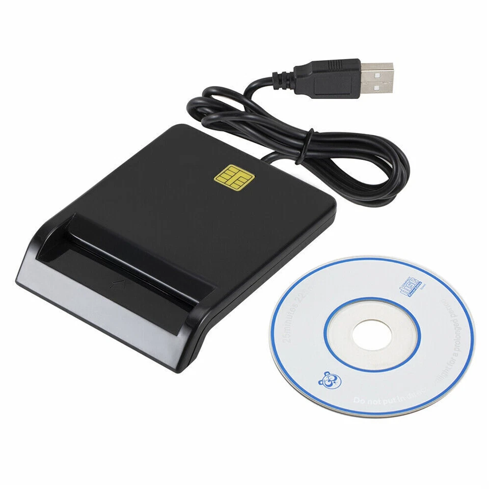 USB 2.0 Smart Card Reader DNIE ATM CAC IC ID SIM Card Reader for Windows 7/8/10 - Image 2 of 4