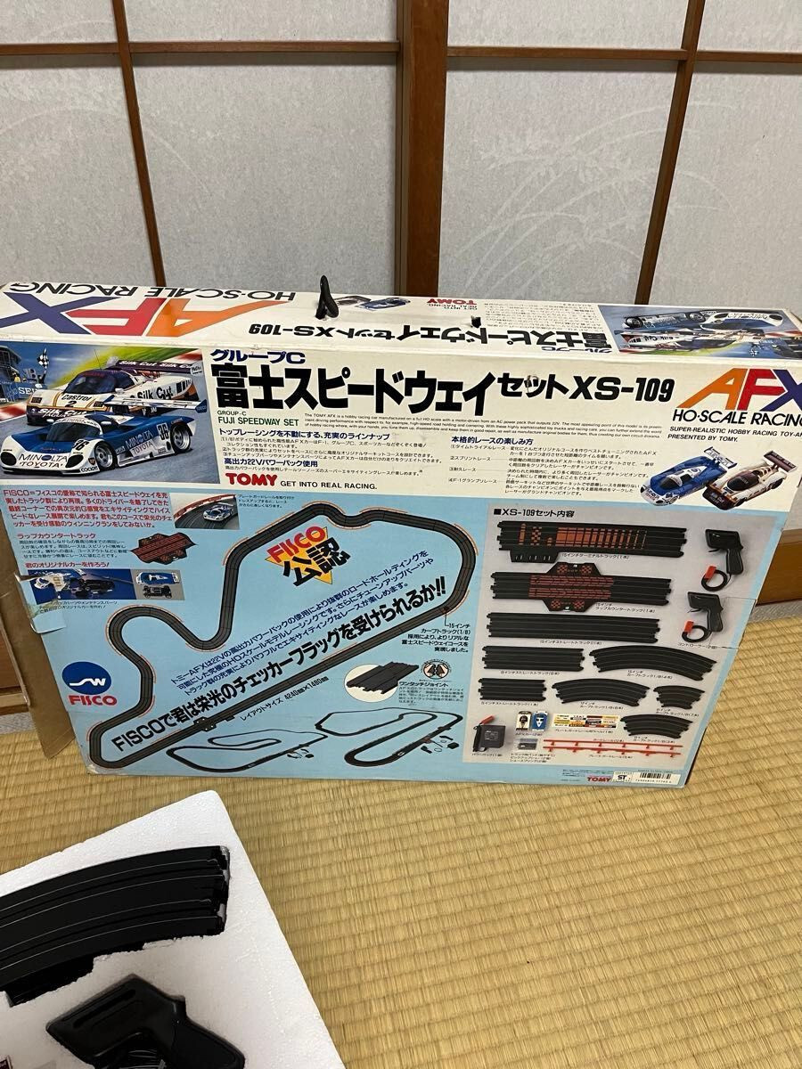 AFX Fuji Speedway Set XS-109 Slot Car Track Tomy Rare AFX Fuji Speedway Set XS-109 Slot Car Track Tomy Rare