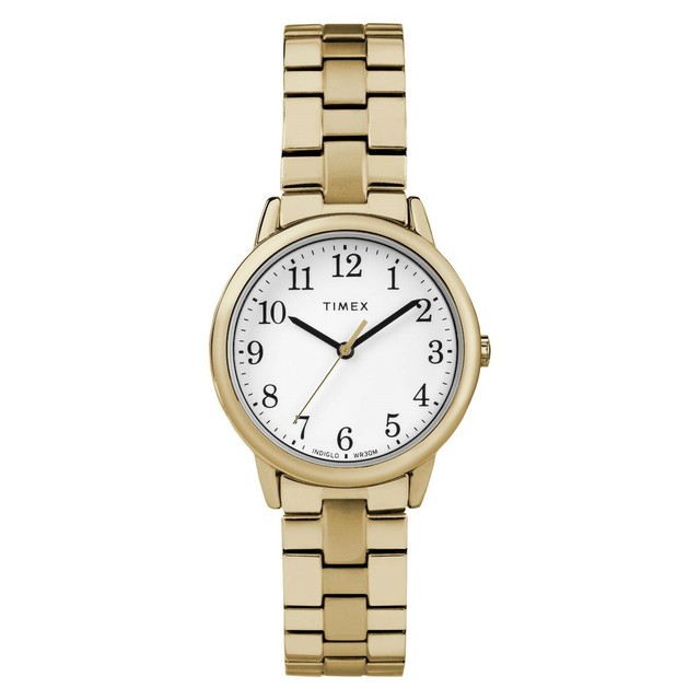 timex easy reader gold