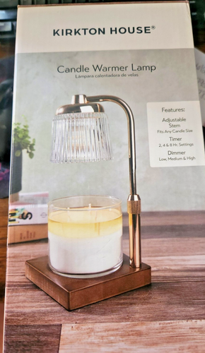 Kerzenwärmer Lampe, verstellbare Glaslampe Kerzenwärmer mit Timer dimmbar Neu - Bild 2 von 4